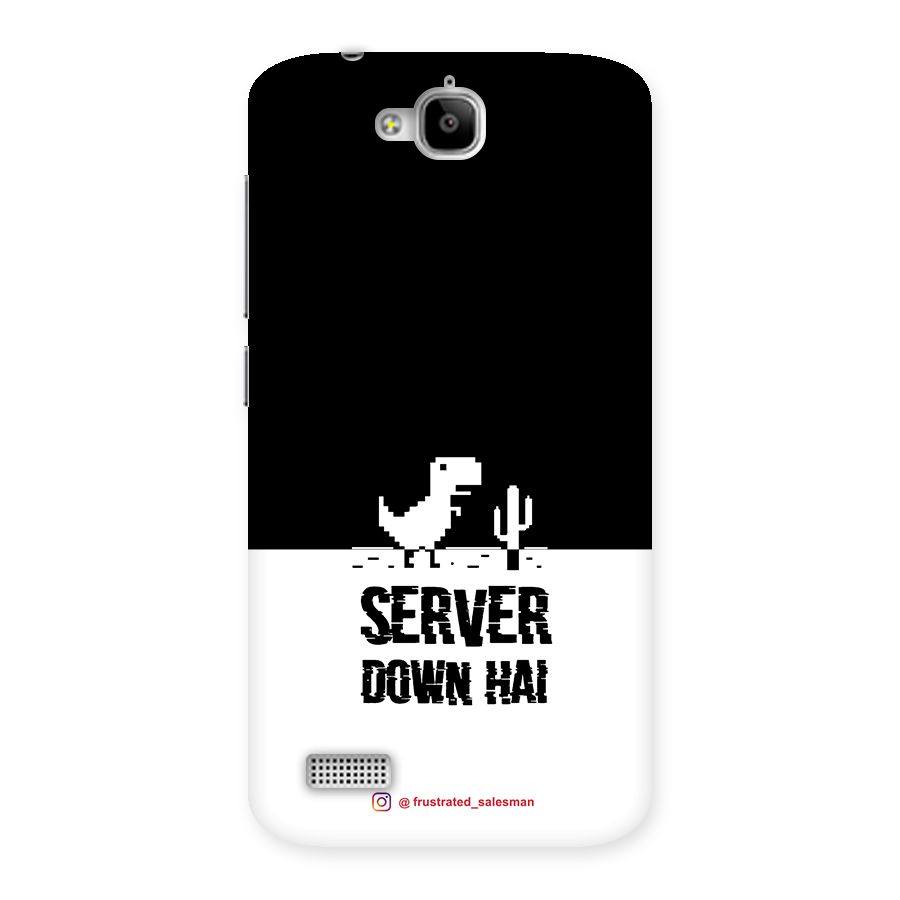 Server Down Hai Black Back Case for Honor Holly