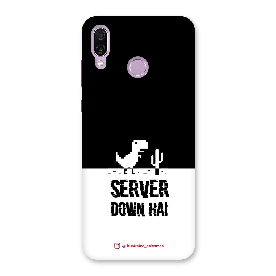 Server Down Hai Black Back Case for Honor Play