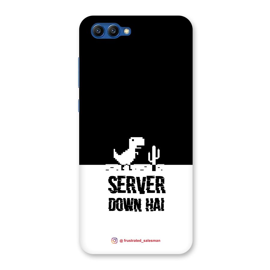 Server Down Hai Black Back Case for Honor View 10