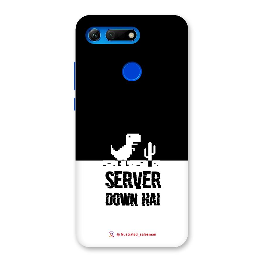Server Down Hai Black Back Case for Honor View 20