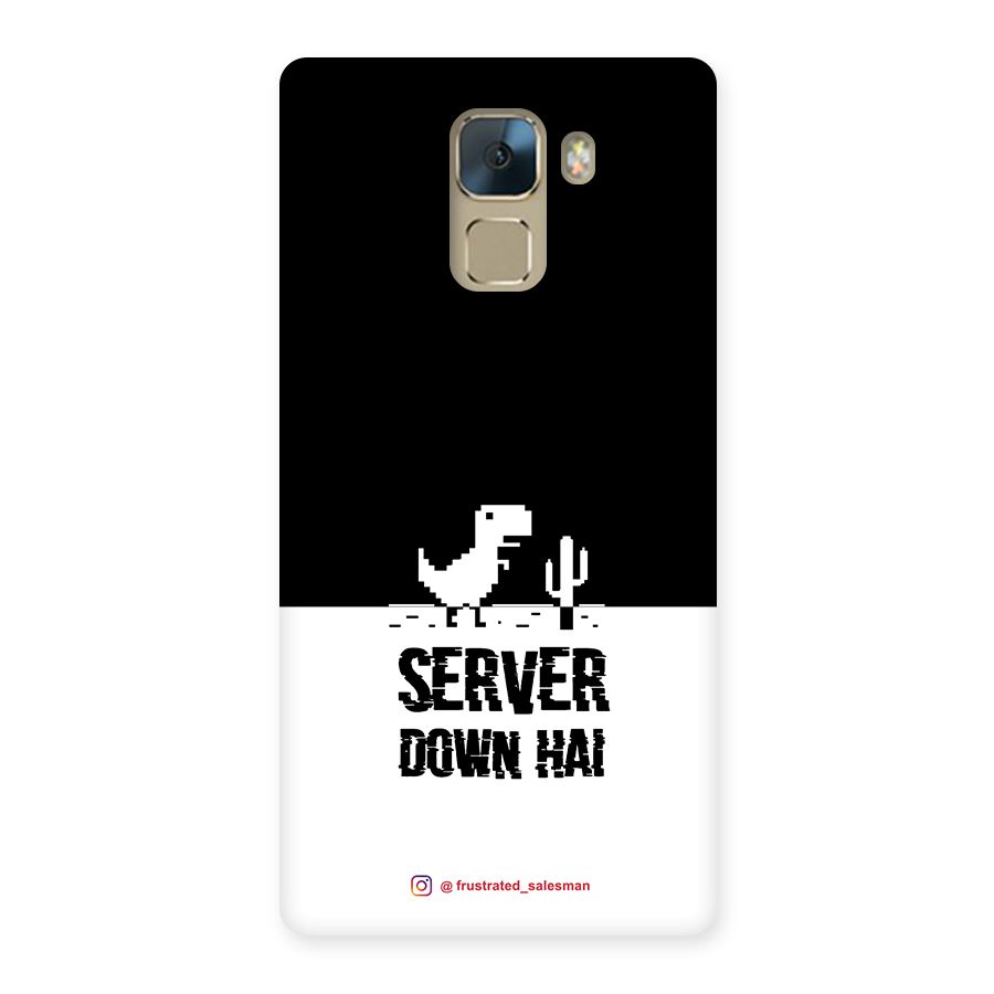 Server Down Hai Black Back Case for Huawei Honor 7