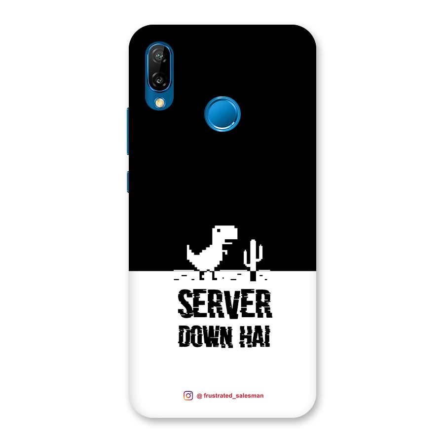 Server Down Hai Black Back Case for Huawei P20 Lite