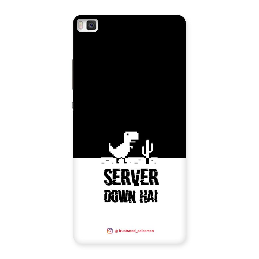 Server Down Hai Black Back Case for Huawei P8