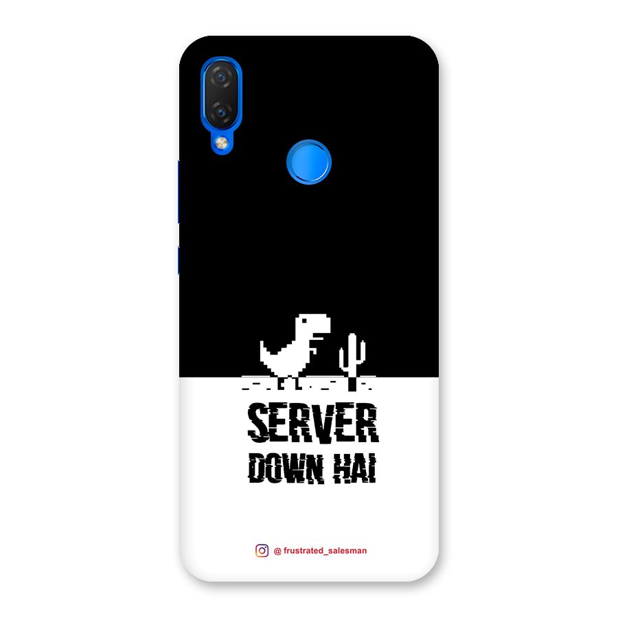Server Down Hai Black Back Case for Huawei P Smart+
