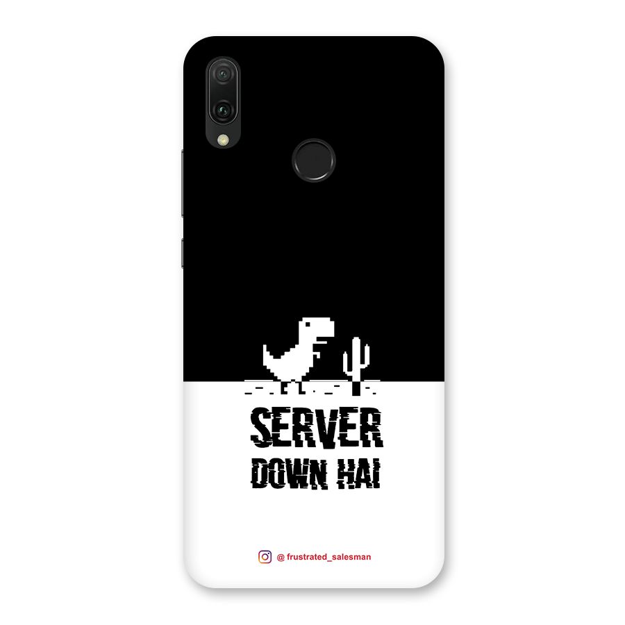 Server Down Hai Black Back Case for Huawei Y9 (2019)
