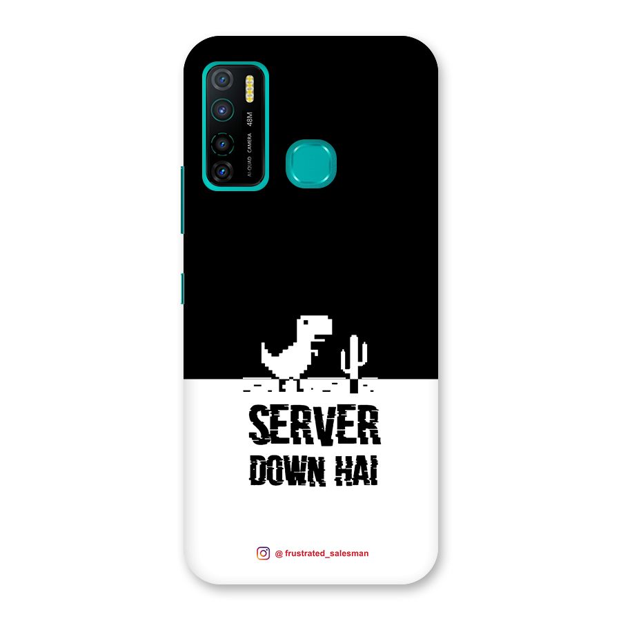 Server Down Hai Black Back Case for Infinix Hot 9 Pro