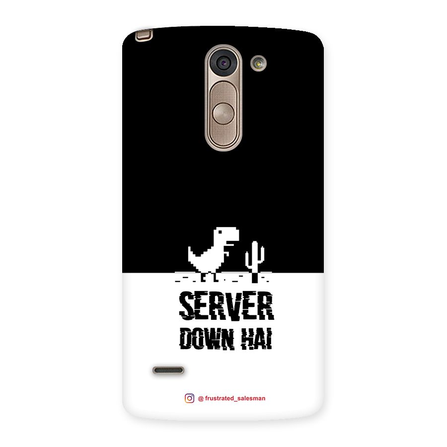 Server Down Hai Black Back Case for LG G3 Stylus