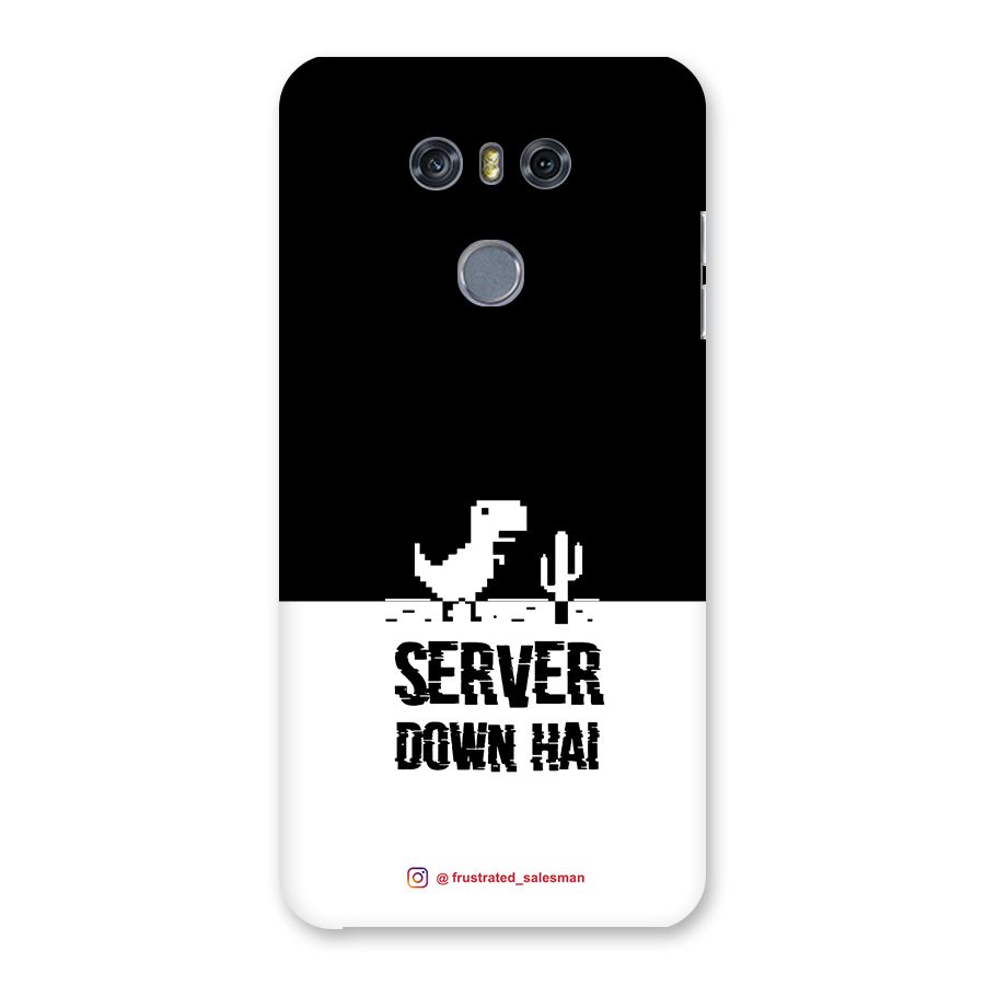 Server Down Hai Black Back Case for LG G6
