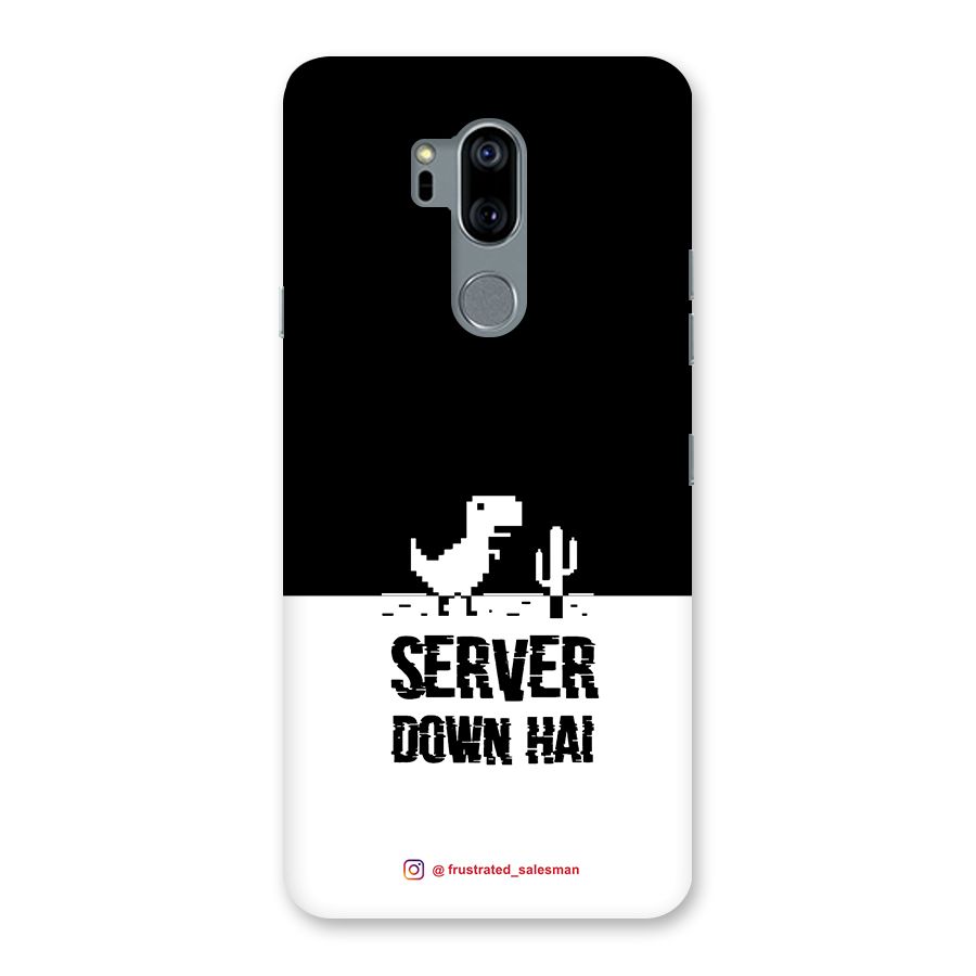 Server Down Hai Black Back Case for LG G7