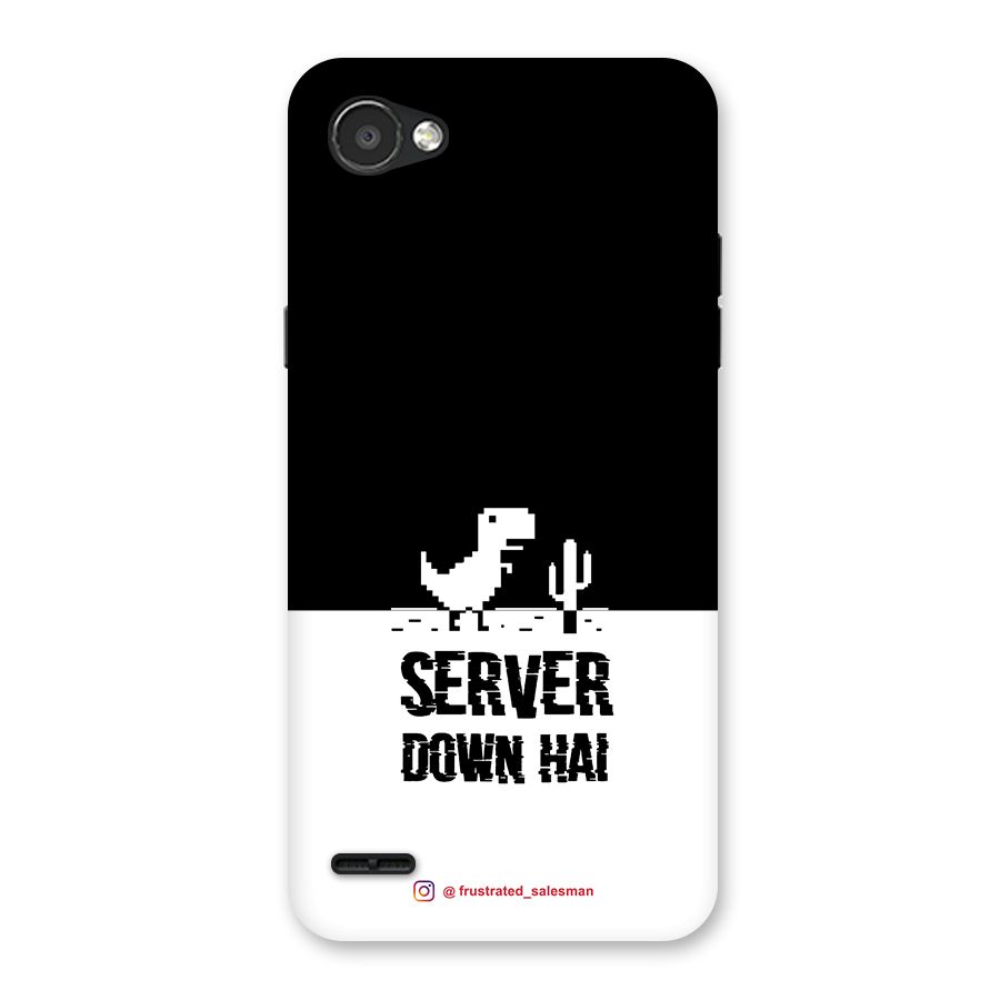 Server Down Hai Black Back Case for LG Q6