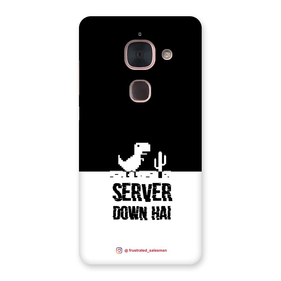 Server Down Hai Black Back Case for Le Max 2