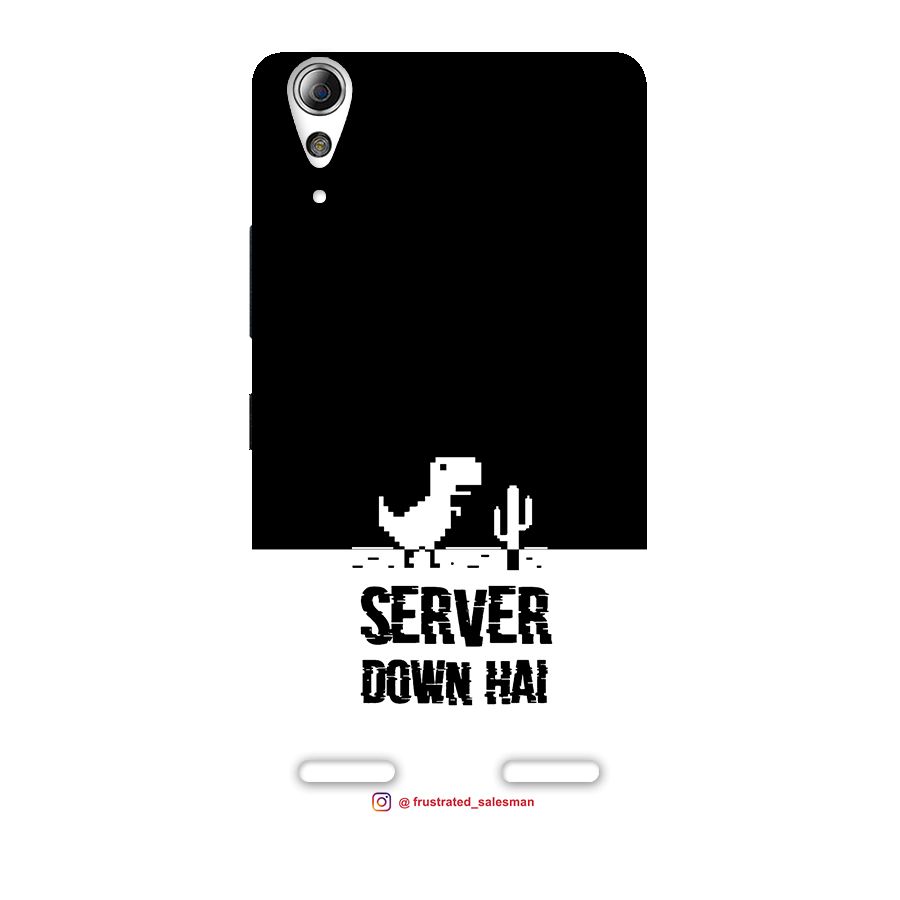 Server Down Hai Black Back Case for Lenovo A6000 Plus