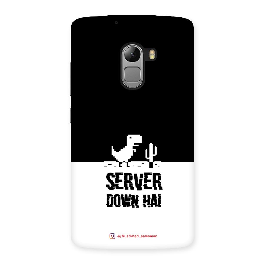 Server Down Hai Black Back Case for Lenovo K4 Note