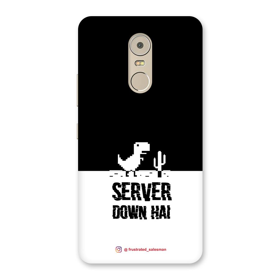 Server Down Hai Black Back Case for Lenovo K6 Note