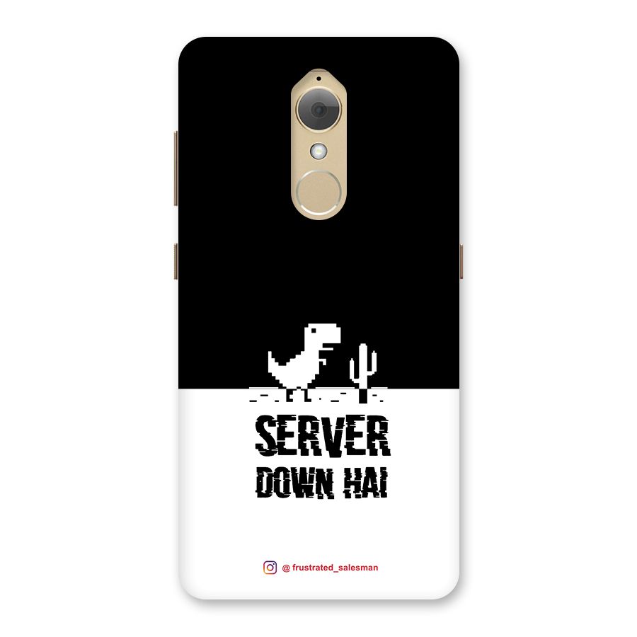 Server Down Hai Black Back Case for Lenovo K8