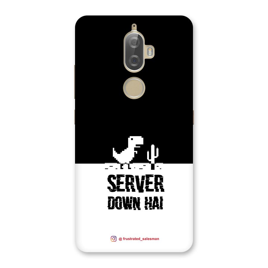 Server Down Hai Black Back Case for Lenovo K8 Plus