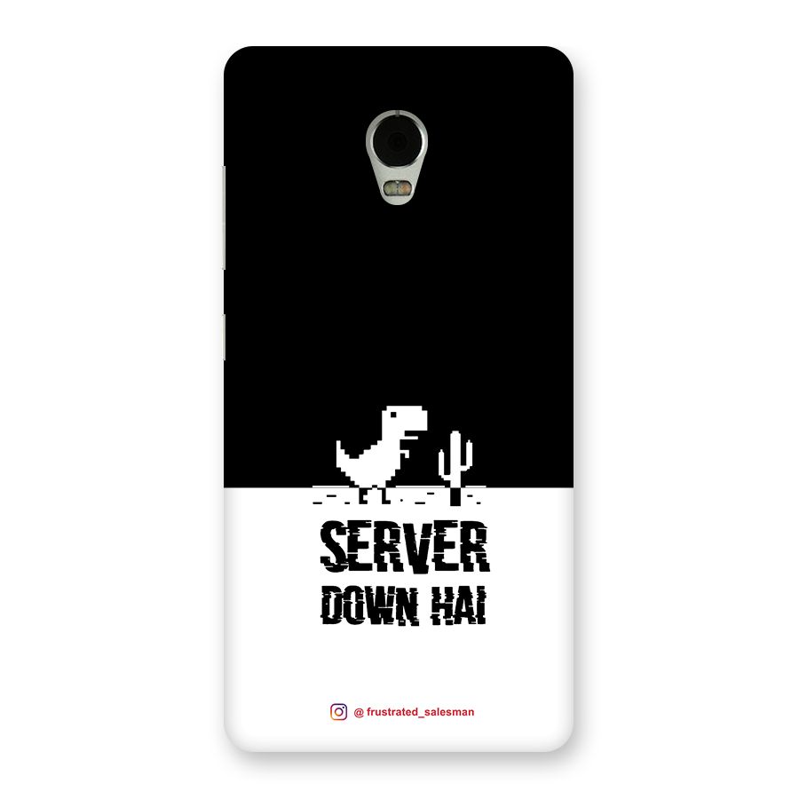 Server Down Hai Black Back Case for Lenovo Vibe P1