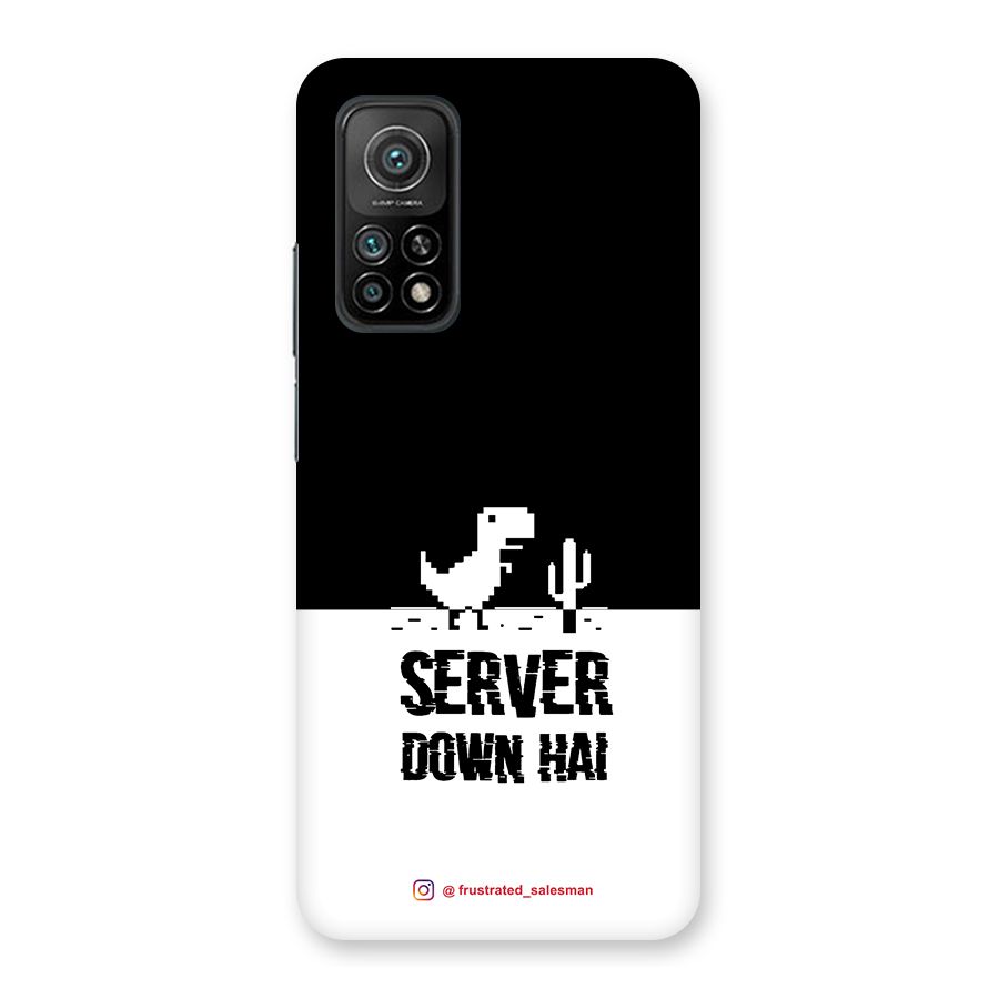 Server Down Hai Black Back Case for Mi 10T Pro 5G