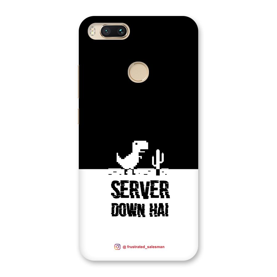 Server Down Hai Black Back Case for Mi A1