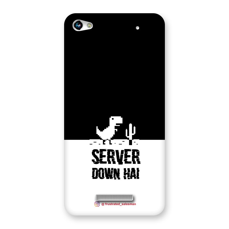 Server Down Hai Black Back Case for Micromax Hue 2