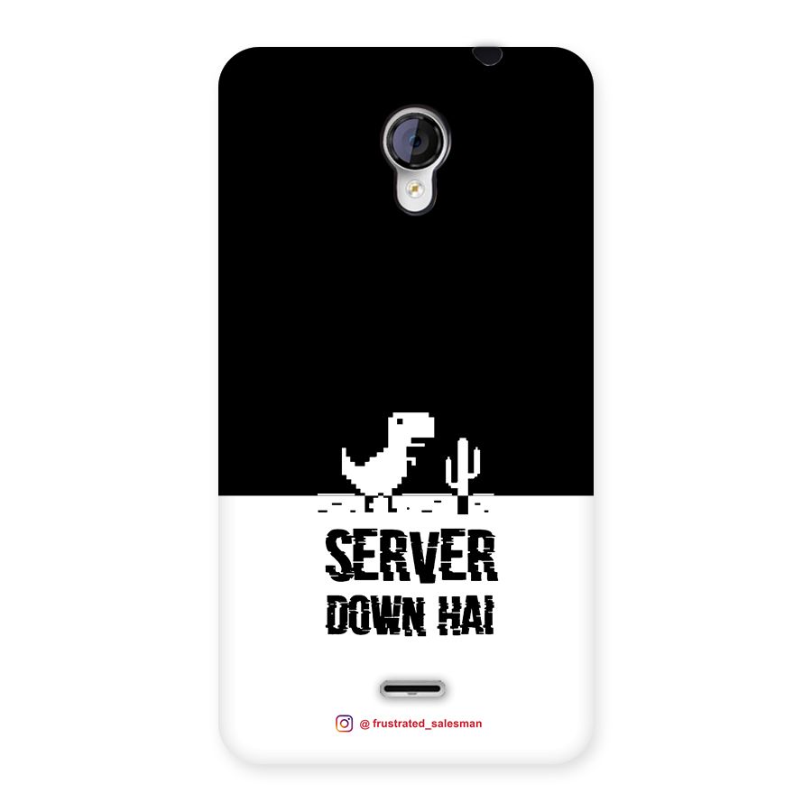 Server Down Hai Black Back Case for Micromax Unite 2 A106
