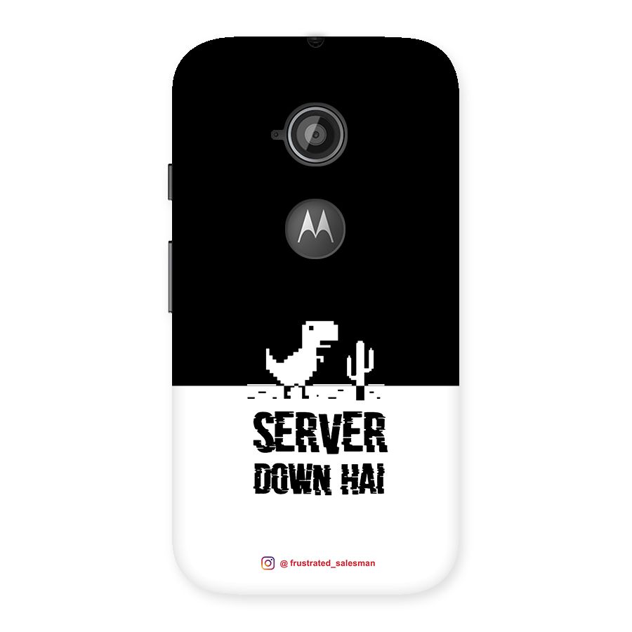Server Down Hai Black Back Case for Moto E 2nd Gen
