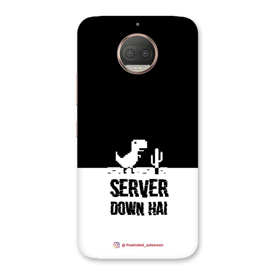 Server Down Hai Black Back Case for Moto G5s Plus