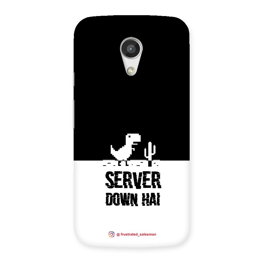 Server Down Hai Black Back Case for Moto G 2nd Gen