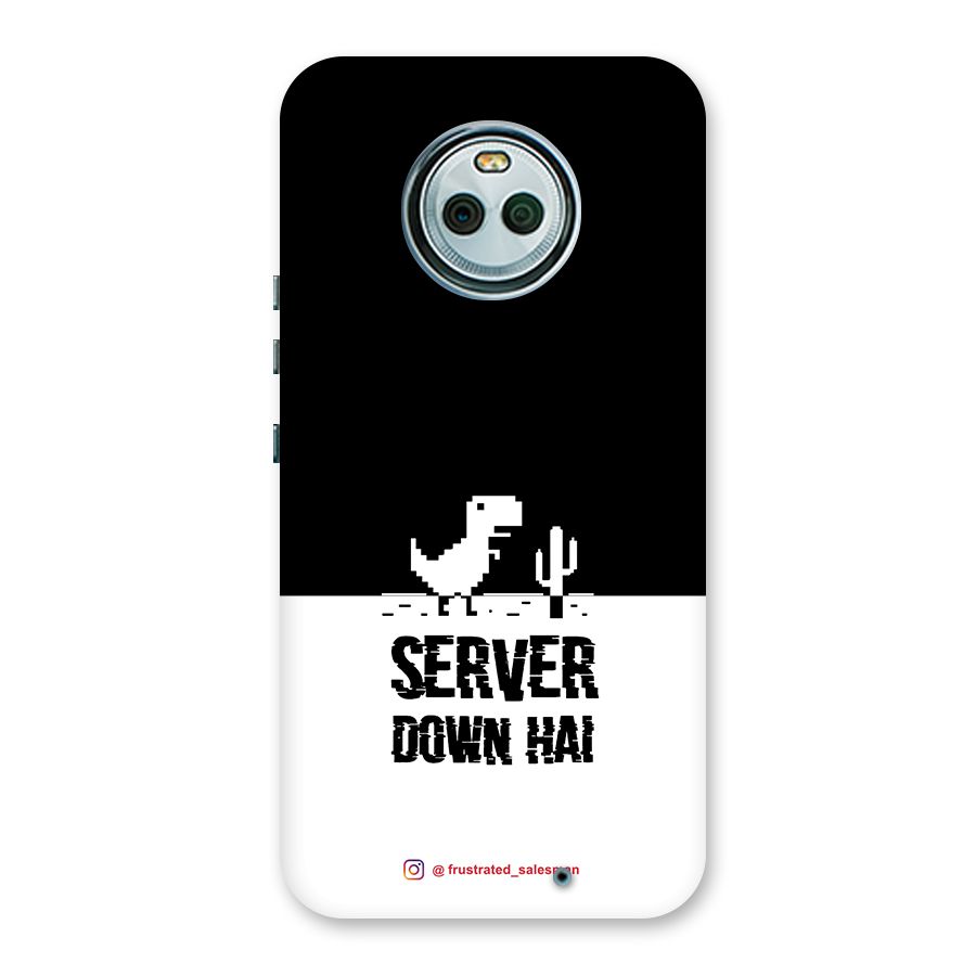 Server Down Hai Black Back Case for Moto X4