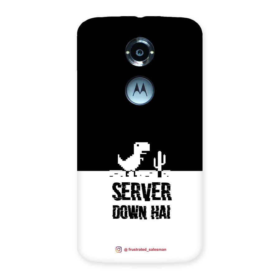Server Down Hai Black Back Case for Moto X 2nd Gen