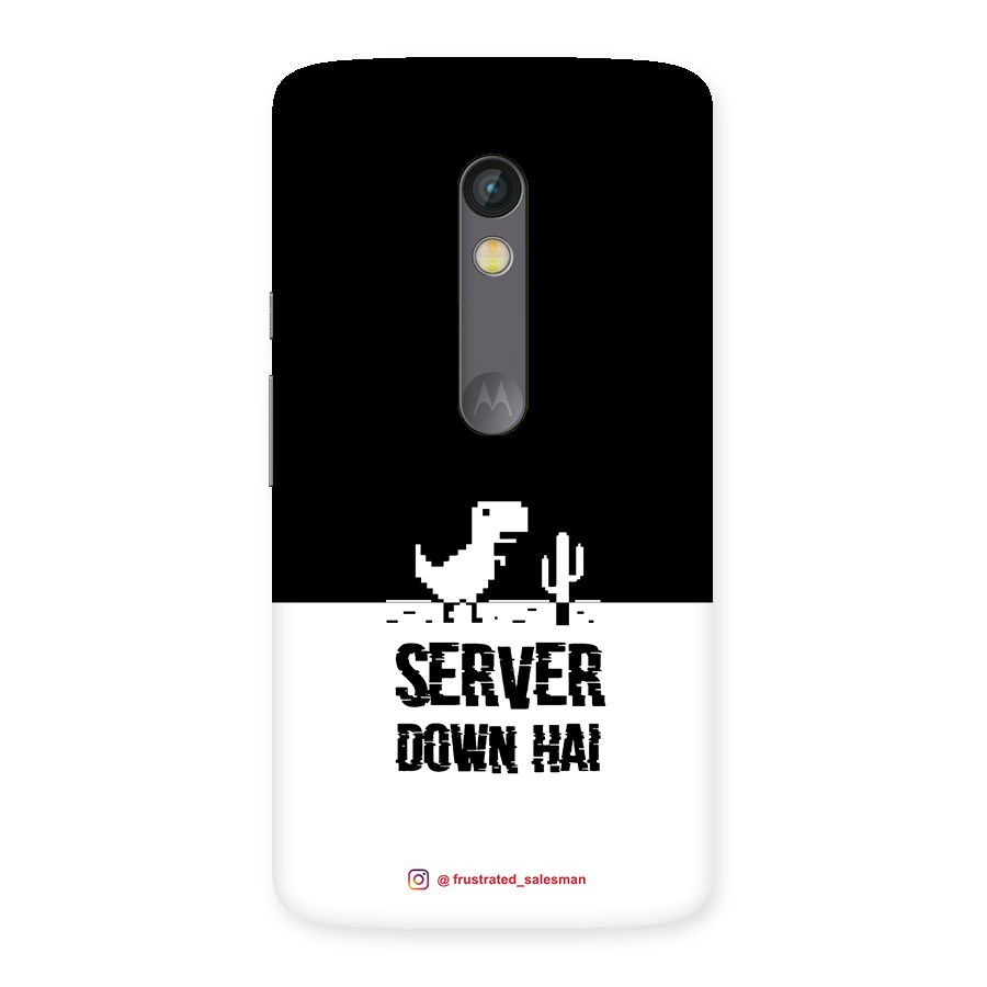 Server Down Hai Black Back Case for Moto X Play