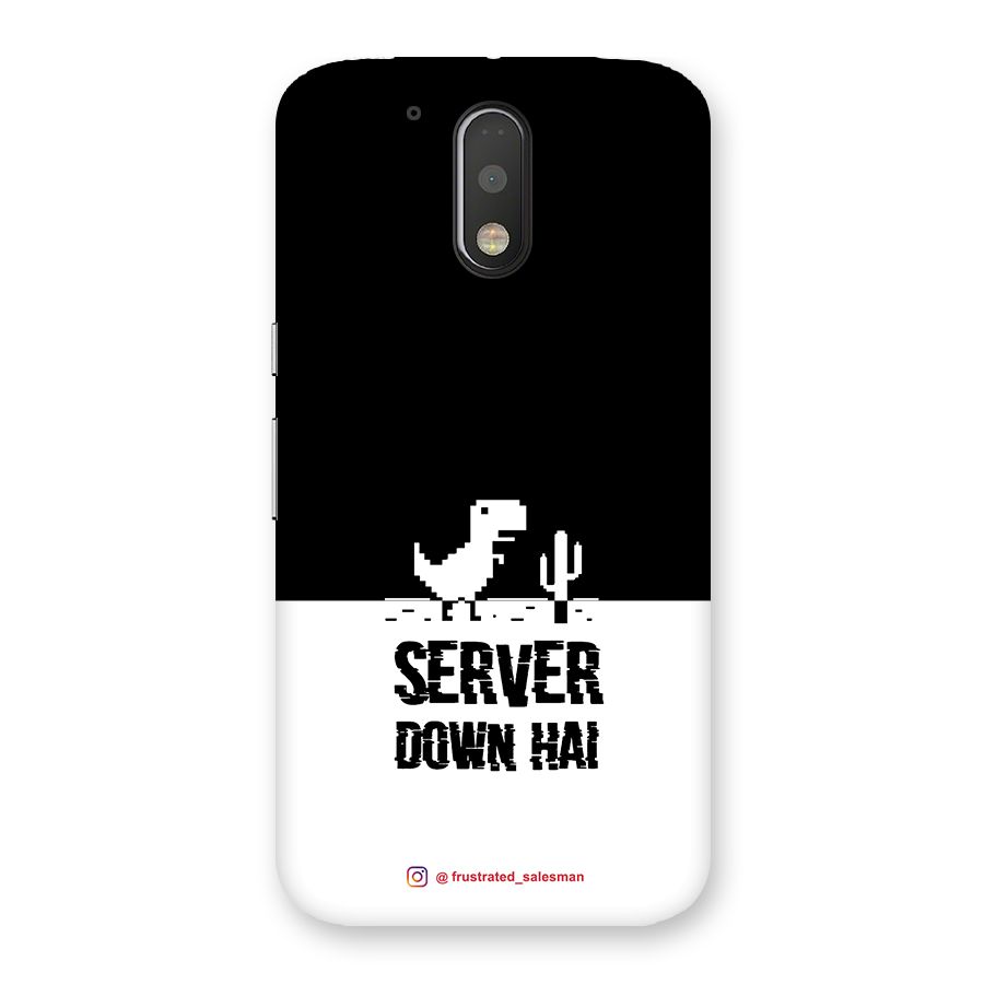 Server Down Hai Black Back Case for Motorola Moto G4