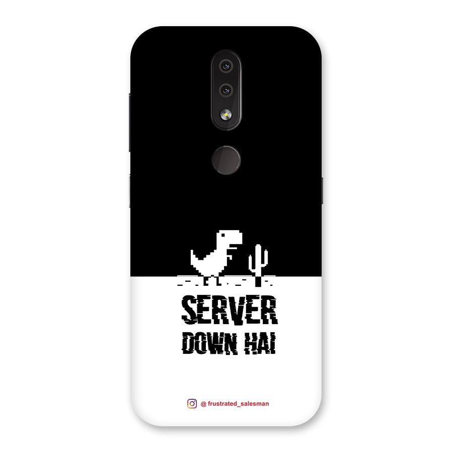 Server Down Hai Black Back Case for Nokia 4.2