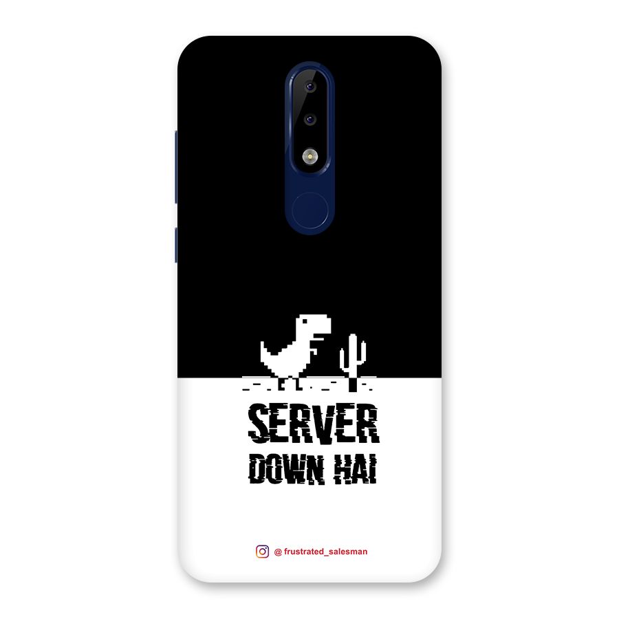 Server Down Hai Black Back Case for Nokia 5.1 Plus