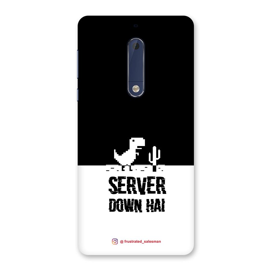 Server Down Hai Black Back Case for Nokia 5