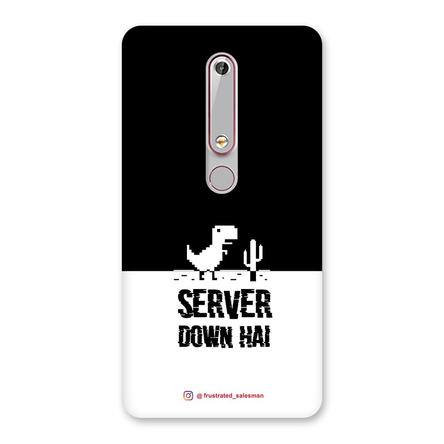 Server Down Hai Black Back Case for Nokia 6.1