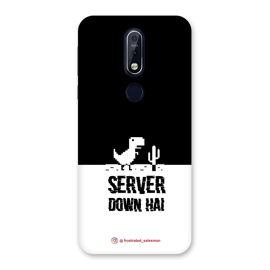 Server Down Hai Black Back Case for Nokia 7.1