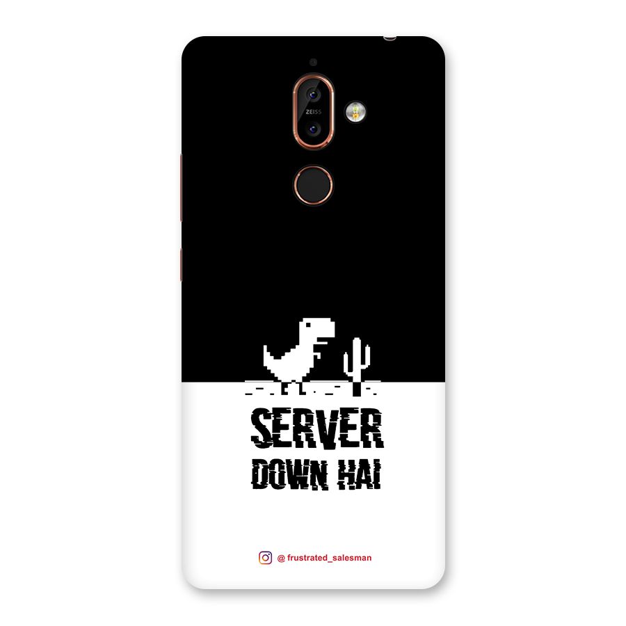 Server Down Hai Black Back Case for Nokia 7 Plus