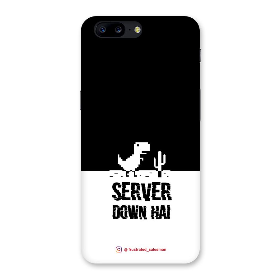 Server Down Hai Black Back Case for OnePlus 5