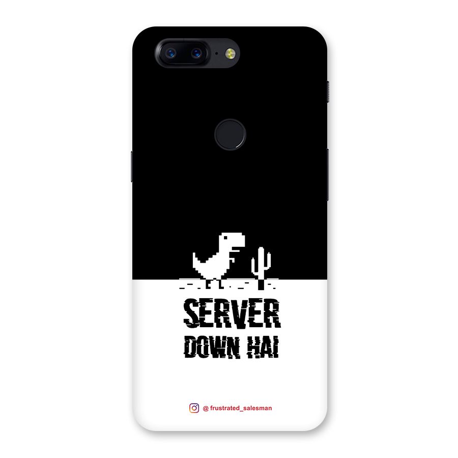 Server Down Hai Black Back Case for OnePlus 5T