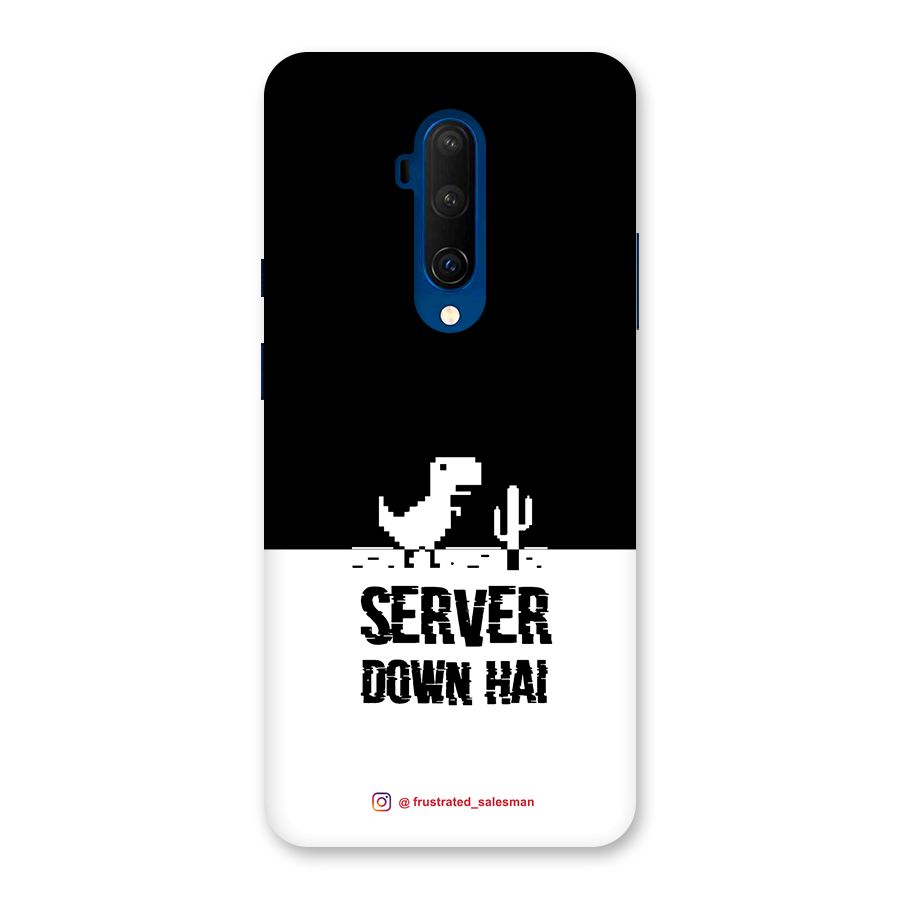 Server Down Hai Black Back Case for OnePlus 7T Pro