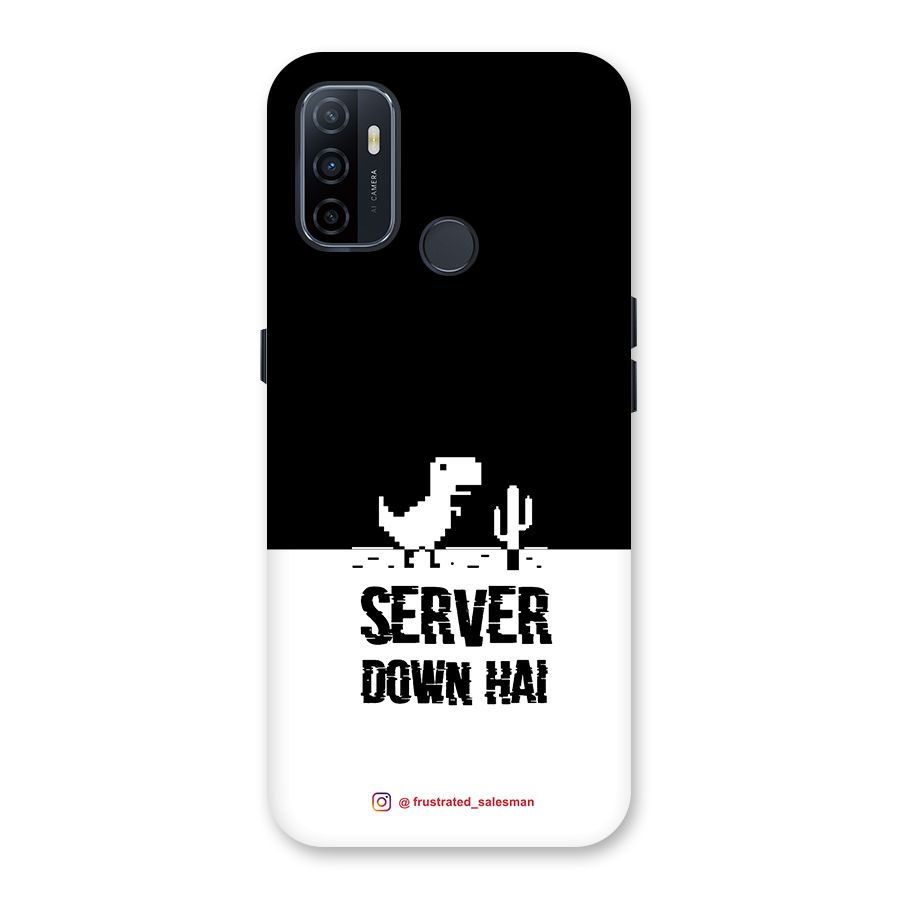 Server Down Hai Black Back Case for Oppo A32
