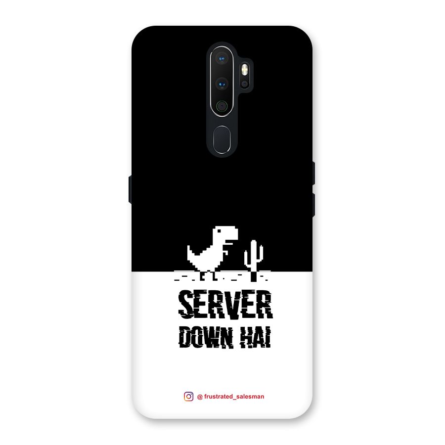 Server Down Hai Black Back Case for Oppo A5 (2020)