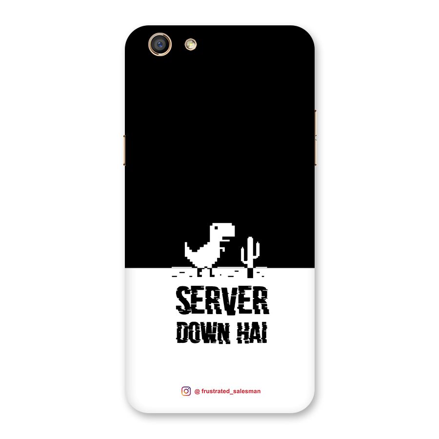 Server Down Hai Black Back Case for Oppo F3