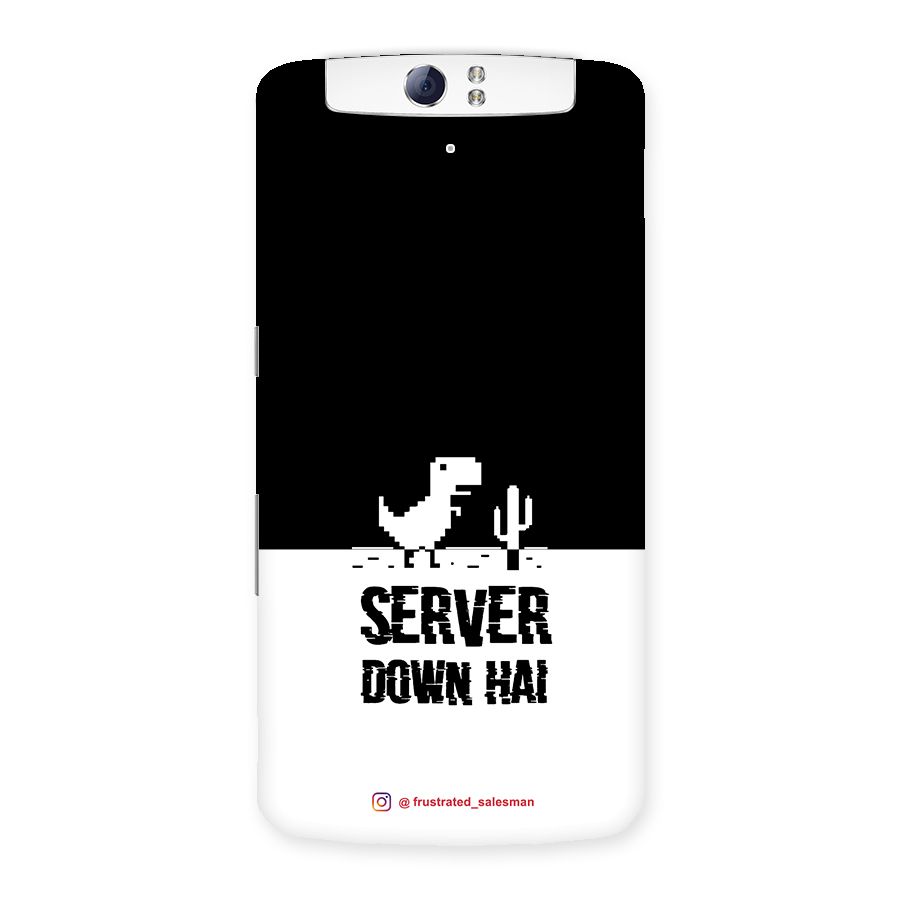 Server Down Hai Black Back Case for Oppo N1