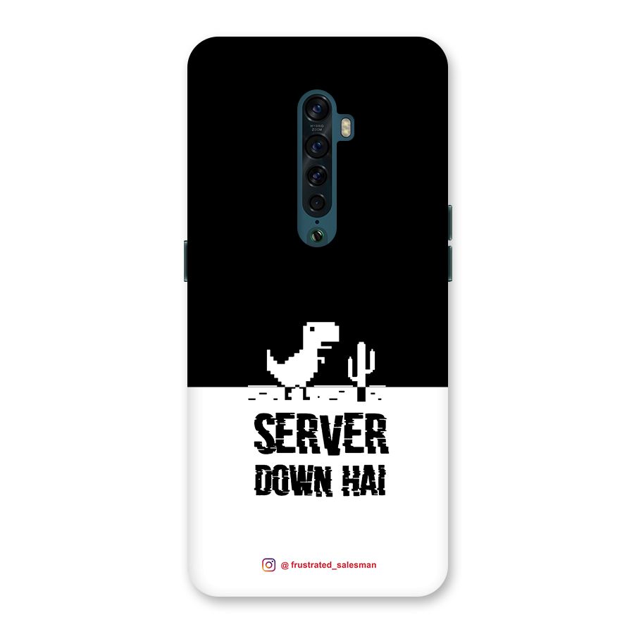 Server Down Hai Black Back Case for Oppo Reno2