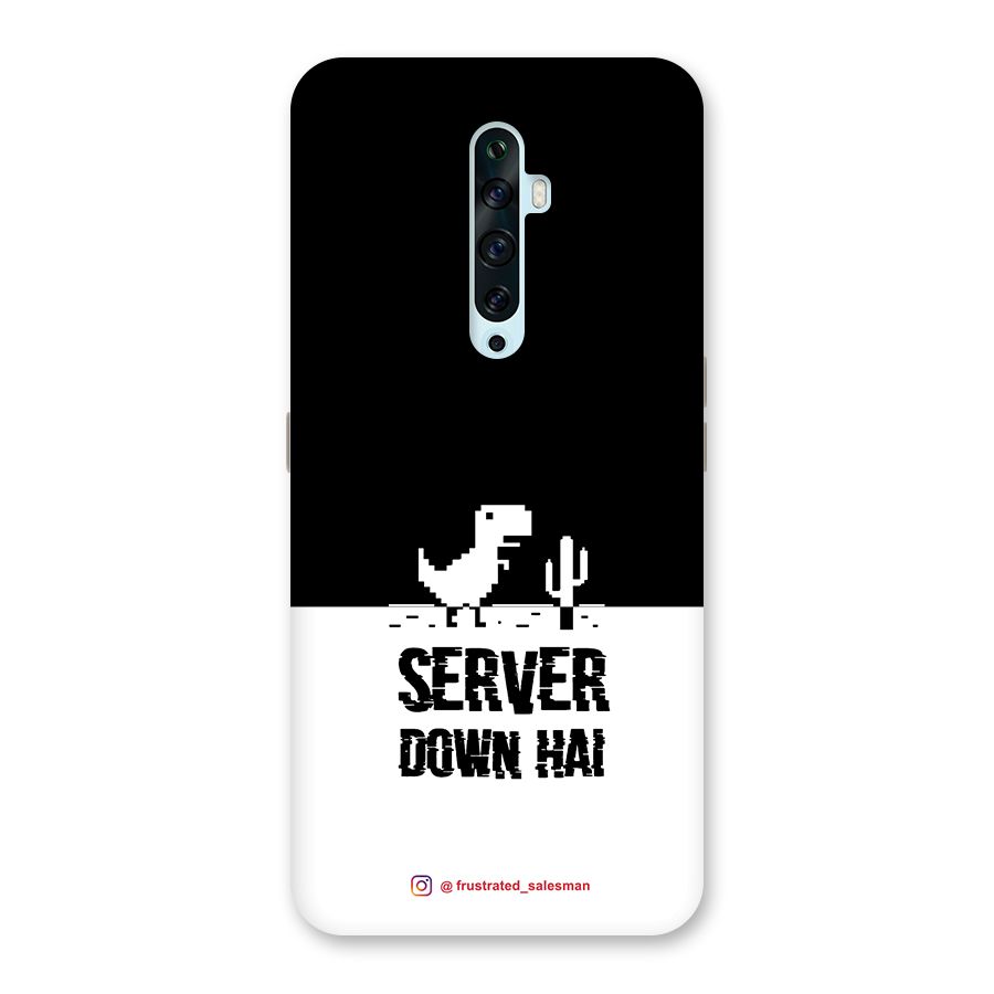 Server Down Hai Black Back Case for Oppo Reno2 Z