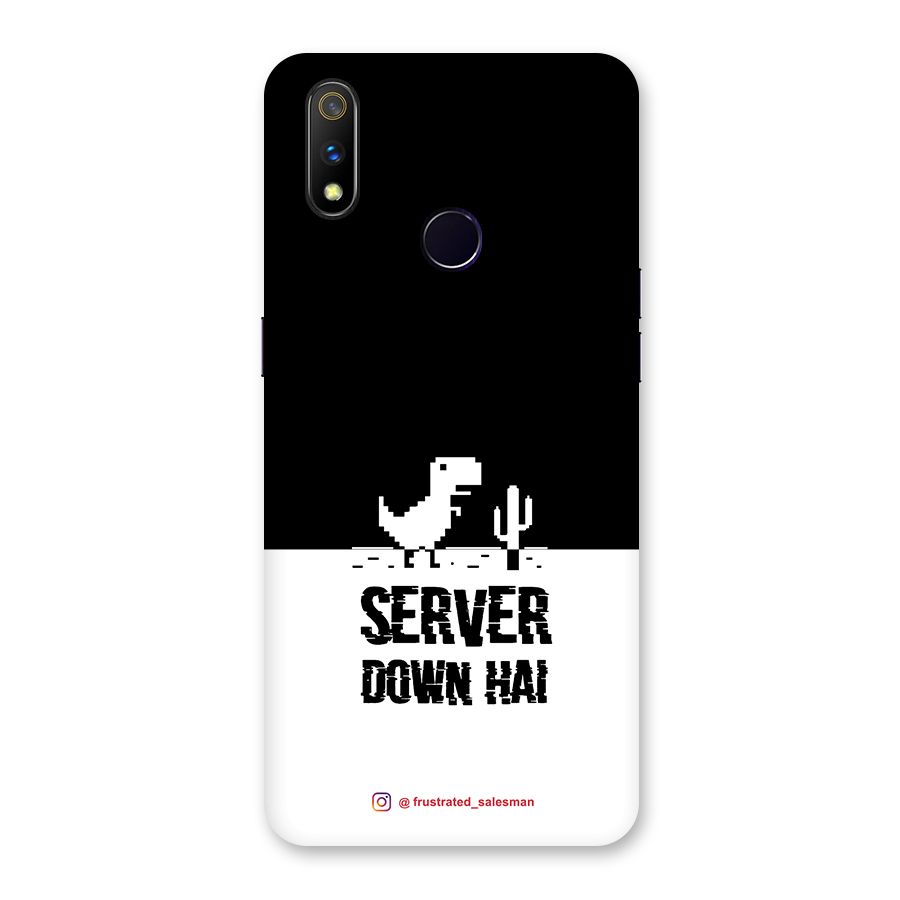 Server Down Hai Black Back Case for Realme 3 Pro