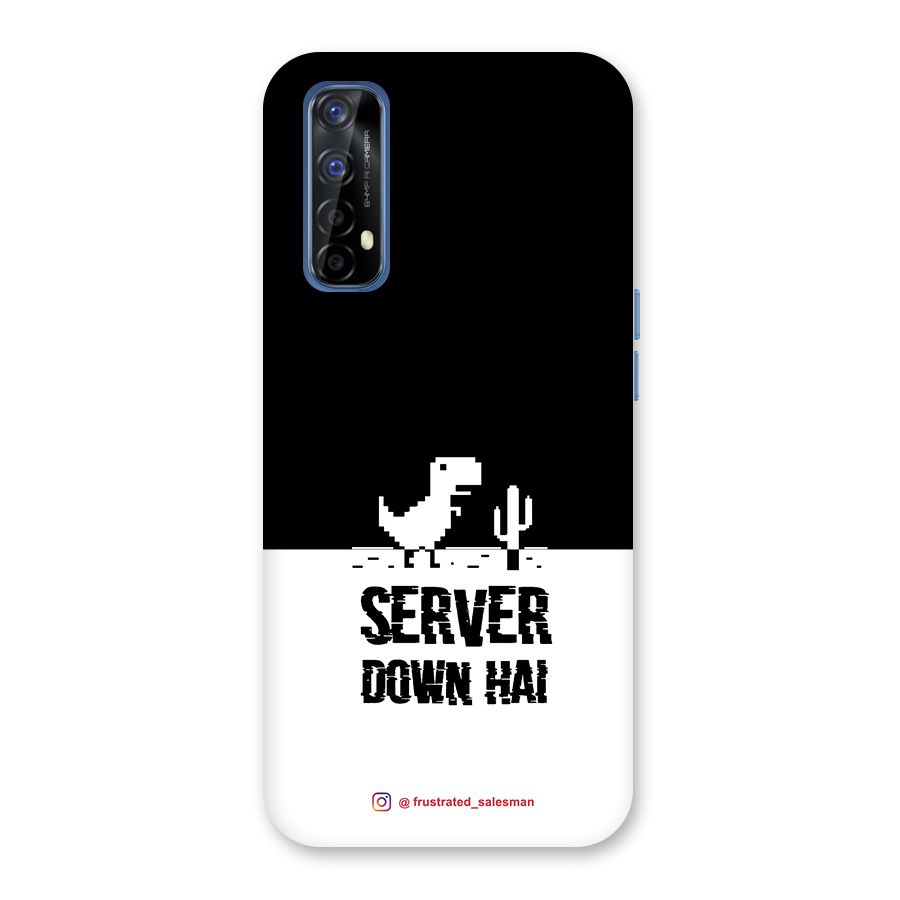 Server Down Hai Black Back Case for Realme 7