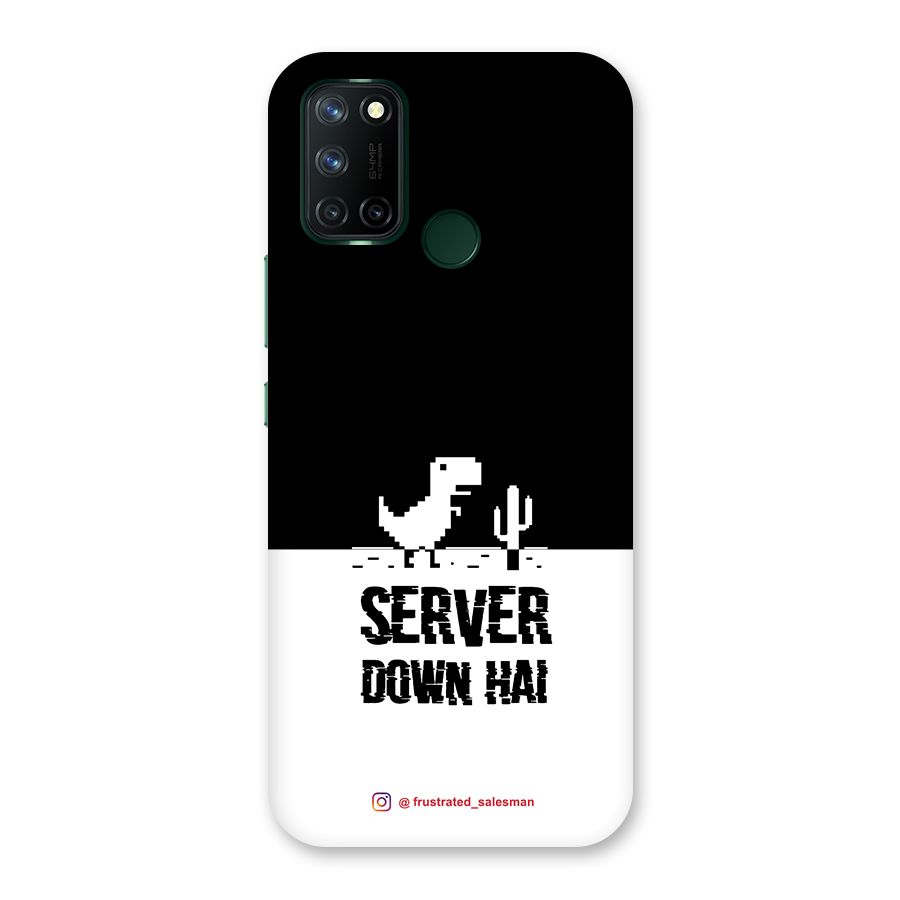 Server Down Hai Black Back Case for Realme 7i